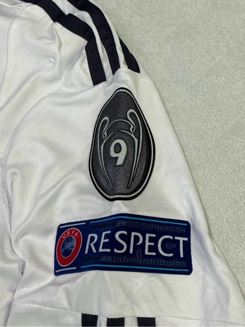 NWT Real Madrid 2012/13 Home Retro Jersey Long Sleeves Ronaldo # 7 Size XL - Picture 11 of 14